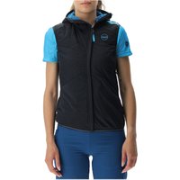 UYN Crossover Full-Zip Fahrradweste Damen black/black/sodalite blue L von Uyn