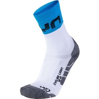 UYN Cycling Light Fahrradsocken mit Cool-Air-Flow Technologie aus Natex Herren white/indigo bunting 35-38 von Uyn