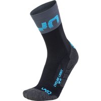 UYN Cycling Light Fahrradsocken mit Cool-Air-Flow Technologie aus Natex Herren black/grey/indigo bunting 35-38 UYN Cycling Light Fahrradsocken mit Cool-Air-Flow Technologie aus Natex Herren black/grey/indigo bunting 35-38 von Uyn