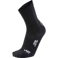 UYN Cycling Merinowolle Fahrradsocken Damen black/white 39-40 von Uyn