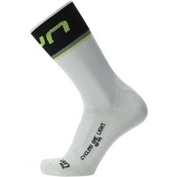 UYN Cycling One Light Fahrradsocken Herren W030 - white-black 39-41 von Uyn