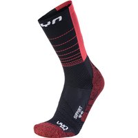 UYN Cycling Support Fahrradsocken Herren black/hibiscus 39-41 UYN Cycling Support Fahrradsocken Herren black/hibiscus 39-41 von Uyn