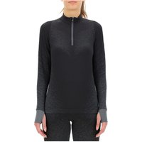 UYN Exceleration langarm Laufshirt Damen black/cloud M von Uyn