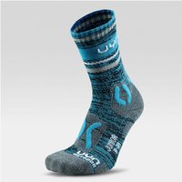 UYN Explorer Outdoorsocken Jungen Q137 - blue stripes 24-26 von Uyn