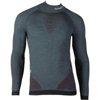 UYN Fusyon langarm Funktionsshirt Turtleneck aus Merinowolle Herren orion blue/bordeaux/pearl grey XXL UYN Fusyon langarm Funktionsshirt Turtleneck aus Merinowolle Herren orion blue/bordeaux/pearl grey XXL von Uyn