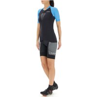 UYN Granfondo kurzarm Fahrradtrikot Damen blackboard/danube blue XS von Uyn