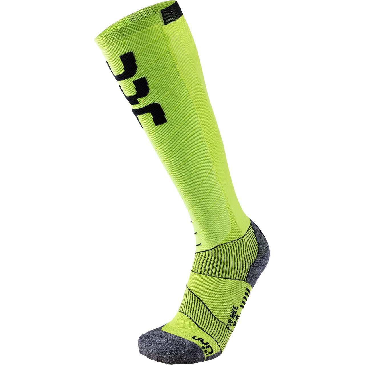 UYN Herren Skisocken EVO RACE green lime/black von Uyn