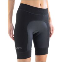 UYN Ridemiles Fahrradhose mit Polsterung Damen black/black XL von Uyn