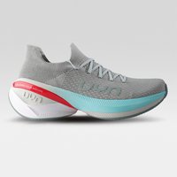 UYN Locky Laufschuhe mit türkiser Sohle Herren S010 - silver 39.5 UYN Locky Laufschuhe mit türkiser Sohle Herren S010 - silver 39.5 von Uyn