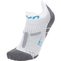 UYN Laufsocken doppellagig Herren white/grey 35-38 von Uyn