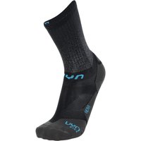 UYN Aero Fahrradsocken black/turquoise 39-41 von Uyn