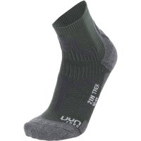 UYN Low Cut Trekkingsocken doppellagig Herren military/grey melange 35-38 von Uyn