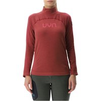 UYN Nival 2nd Layer langarm Ski-Funktionsshirt Damen sofisticated red/geranium XL von Uyn