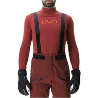 UYN Nival 2nd Layer langarm Ski-Funktionsshirt Herren sofisticated red/orange shiny M von Uyn