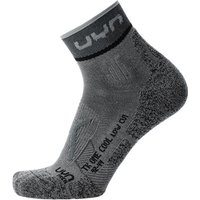 UYN One Cool Low Cut Trekkingsocken Herren G174 - grey-black 39-41 von Uyn