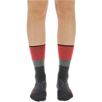 UYN One Cool Trekkingsocken Damen G049 - anthracite-red 41-42 von Uyn