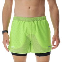 UYN Padel Series OW 2in1 Padel Tennisshorts Herren E077 - lime/black L UYN Padel Series OW 2in1 Padel Tennisshorts Herren E077 - lime/black L von Uyn
