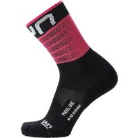 UYN Padel Tennissocken Damen B093 - black-pink 37-38 von Uyn