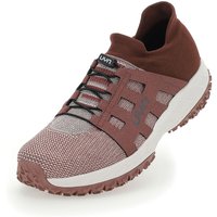 UYN Palomo Sneaker mit beigefarbener Sohle Damen G219 - light grey/bordeaux 36 von Uyn