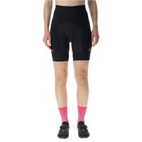 UYN Ridemiles Fahrradhose mit Polsterung Damen black/fuchsia XS von Uyn