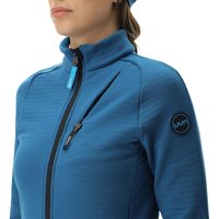 UYN Ridge 2nd Layer Ski-Funktionsshirt Damen blue poseidon/blue danube melange XL von Uyn