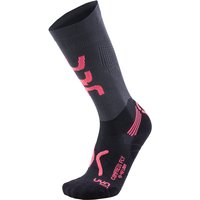 UYN Run Compression Fly lange Laufsocken mit Cool-Air-Flow Technologie aus Natex Damen coral/black 35-36 von Uyn