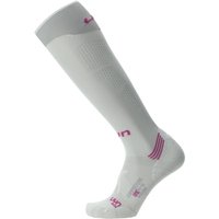 UYN Run Compression Laufsocken Damen W639 - white-grey-purple 41-42 von Uyn