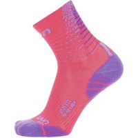 UYN Run Fit Laufsocken mit Cool-Air-Flow Technologie Damen pink/violet 41-42 von Uyn