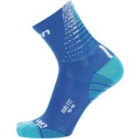 UYN Run Fit Laufsocken mit Cool-Air-Flow Technologie Herren blue/turquoise 45-47 von Uyn