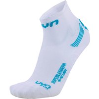 UYN Run Superleggera Laufsocken Damen white/turquoise 35-36 von Uyn