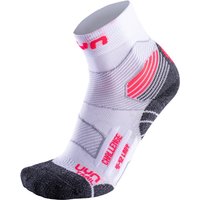 UYN Run Trail Challenge Laufsocken mit Cool-Air-Flow Technologie aus Natex Damen white/coral 41-42 von Uyn