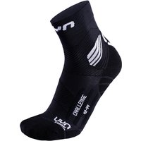 UYN Run Trail Challenge Laufsocken mit Cool-Air-Flow Technologie aus Natex Herren black/white 35-38 von Uyn