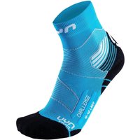 UYN Run Trail Challenge Laufsocken mit Cool-Air-Flow Technologie aus Natex Damen turquoise/white 35-36 von Uyn