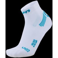 UYN Run Veloce Cool-Air-Flow Laufsocken Damen white/turquoise 35-36 von Uyn