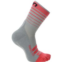 UYN Runner's Lauf-Zehensocken Damen G327 - light grey-pink 41-42 von Uyn