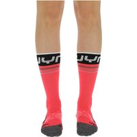 UYN Runner's One Mid Laufsocken Damen pink/black 37-38 von Uyn