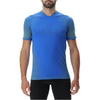 UYN Running Exceleration Laufshirt Herren lapis/lime XL von Uyn