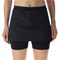 UYN Running Exceleration Performance 2in1 Laufrock Damen black/cloud L von Uyn