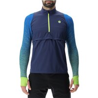 UYN Running Exceleration Windproof Zip-Up Laufshirt Herren lapis/lime XXL UYN Running Exceleration Windproof Zip-Up Laufshirt Herren lapis/lime XXL von Uyn