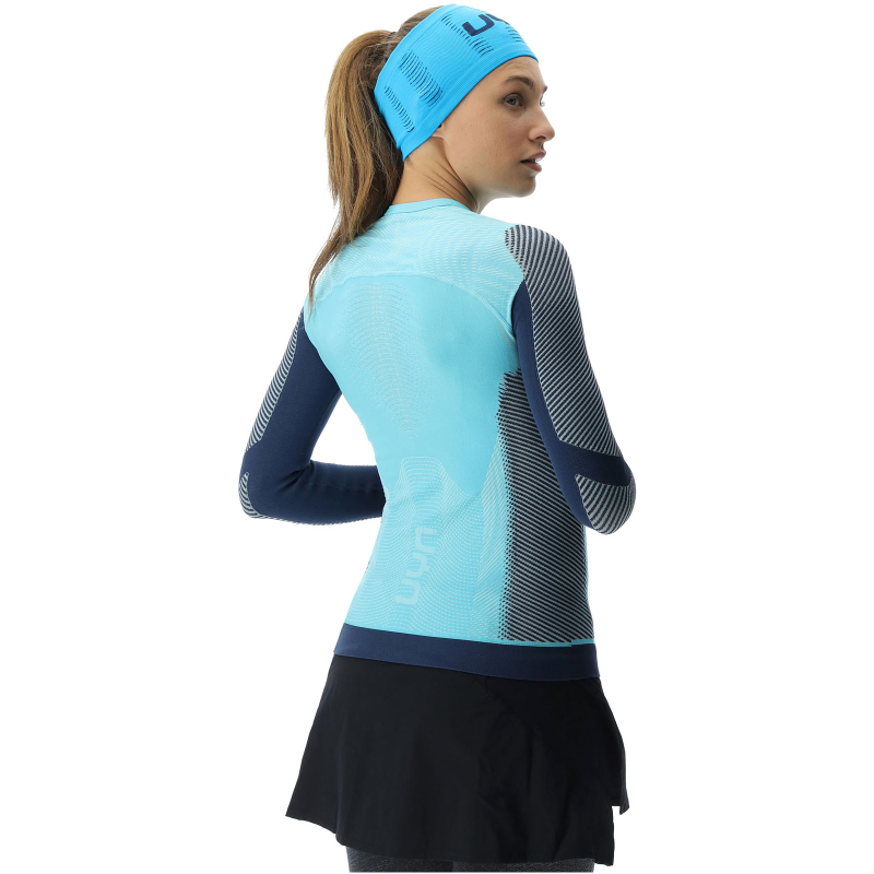 UYN Running PB42 langarm Laufshirt Damen blue radiance/peacot XS von Uyn