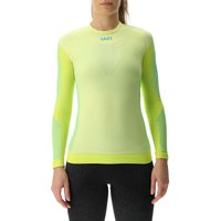 UYN Running PB42 langarm Laufshirt Damen lime yellow/sulphure spring XS von Uyn