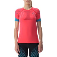 UYN Running Ultra1 Laufshirt Damen rose red/lillac/peacock M von Uyn