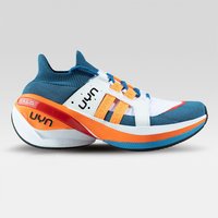 UYN Synapsis Laufschuhe mit orangefarbener Sohle Herren A140 - blue/white 42.5 von Uyn