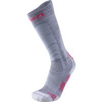 UYN Touring Skisocken Damen silver/fuchsia 35-36 von Uyn