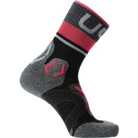 UYN Trekking One Merino Socken Damen B093 - black/pink 41-42 von Uyn