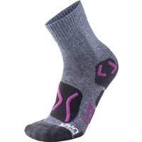 UYN Trekkingsocken Outdoor Explorer aus Natex Damen grey melange/violet 39-40 UYN Trekkingsocken Outdoor Explorer aus Natex Damen grey melange/violet 39-40 von Uyn