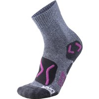 UYN Trekkingsocken Outdoor Explorer aus Natex Damen grey melange/violet 35-36 von Uyn