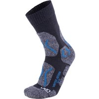 UYN Trekkingsocken Winter aus Merinowolle Herren anthrazit melange/petrol blue 35-38 UYN Trekkingsocken Winter aus Merinowolle Herren anthrazit melange/petrol blue 35-38 von Uyn