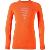 UYN Visyon langarm Ski-Funktionsshirt Kinder tomato/atlantic/lime 6/7 (118-125 cm) von Uyn