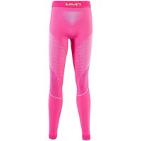 UYN Visyon lange Ski-Funktionsunterhose Kinder magenta/peacock/lime 12/13 (144-158 cm) von Uyn